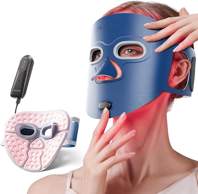 LED light therapy face mask 7 color professional skincare - PeakForm