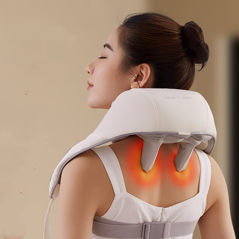 Shoulder neck massager bionic kneading heat therapy - PeakForm